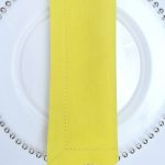 Yellow Hemstitch Napkin