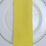 Yellow Hemstitch Napkin