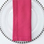 Fuchsia Hemstitch Napkin