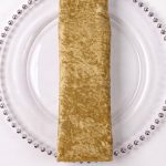 Gold Velvet Napkin