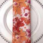 Pomegranate Monet Metallic Napkin